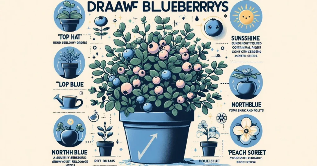Displaying the best dwarf blueberry
