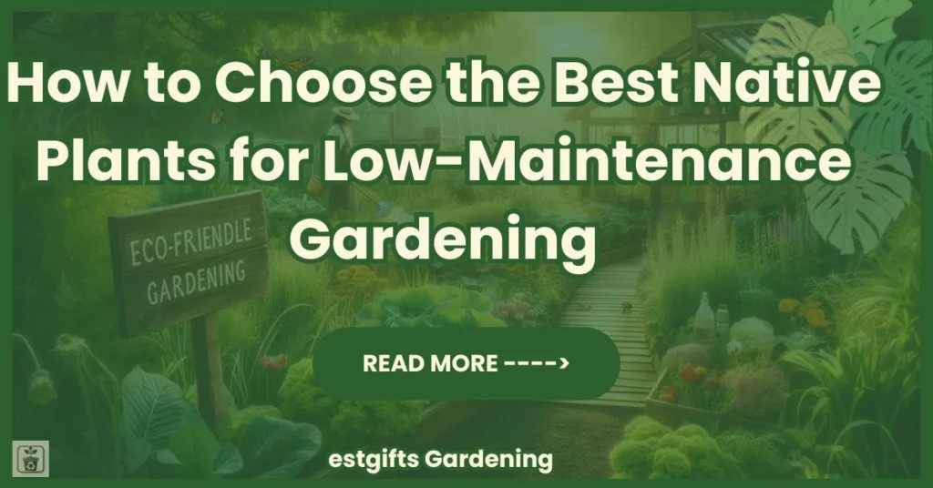 How to Choose the Best Native Plants for Low-Maintenance Gardening
