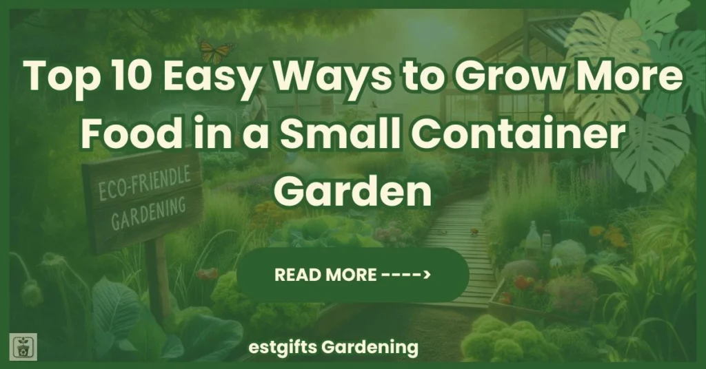 Top 10 Easy Ways to Grow More Food in a Small Container Garden